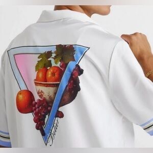 Men’s Belier Cornucopia resort button up shirt Sz LG